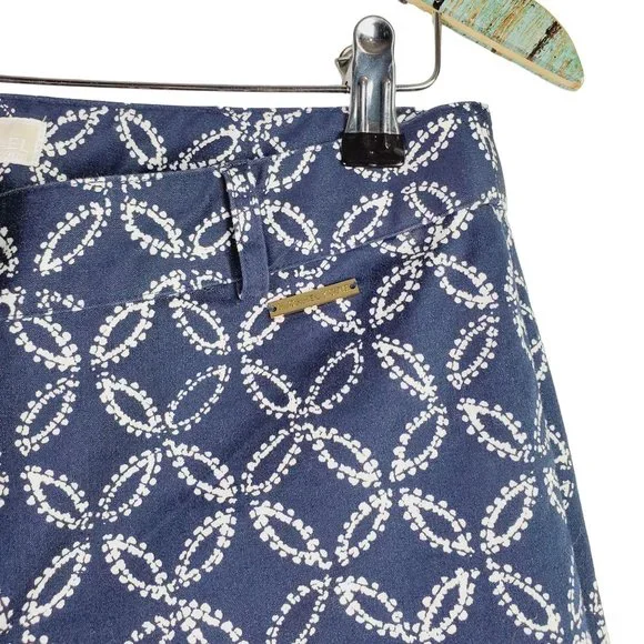 MICHAEL MICHAEL KORS Geometric Print Basics Ankle Pant Sz 2 - Picture 5 of 9